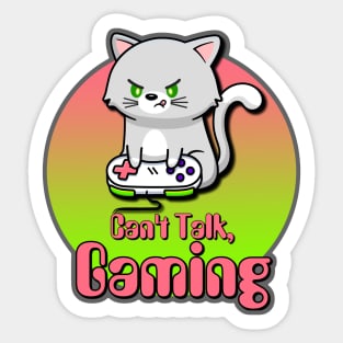 Can't Talk, Gaming Sticker